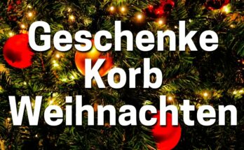 Geschenke Korb als Weihnachtsgeschenk